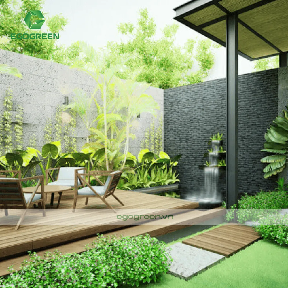 Lưu ý: Với diện tích hạn chế, cần tối ưu từng mét vuông để vừa xanh vừa thoáng.